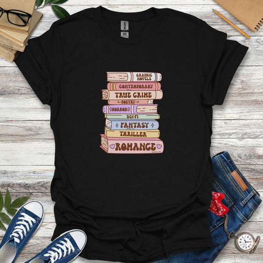 A Journey Through Genres Graphic T-Shirt