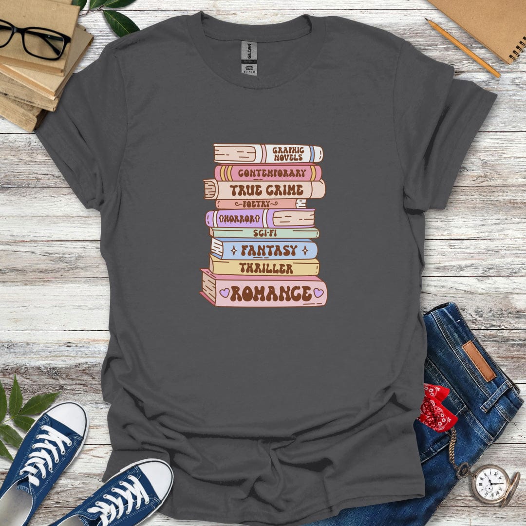 A Journey Through Genres Graphic T-Shirt