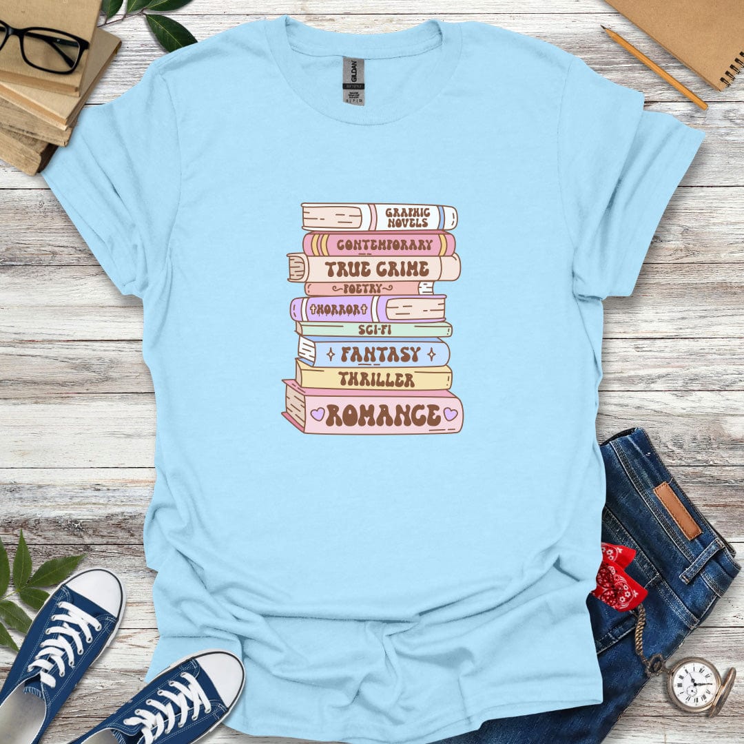 A Journey Through Genres Graphic T-Shirt