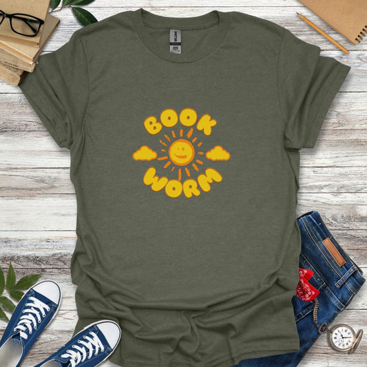 Bookworm Sunshine Graphic T-Shirt