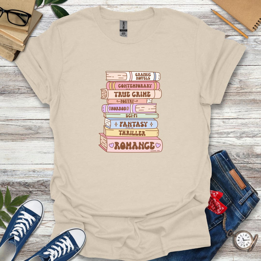 A Journey Through Genres Graphic T-Shirt